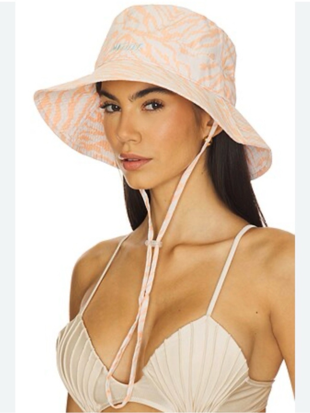 NWT MOTHER Bucket Hat the shady character in meow, meow color